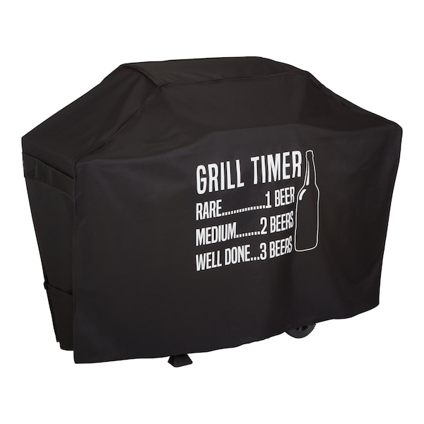 Modern Leisure Chalet 62 in. Grill Cover, 62 in. L x 25 in. W x 46 in. H, Black 3027 - main